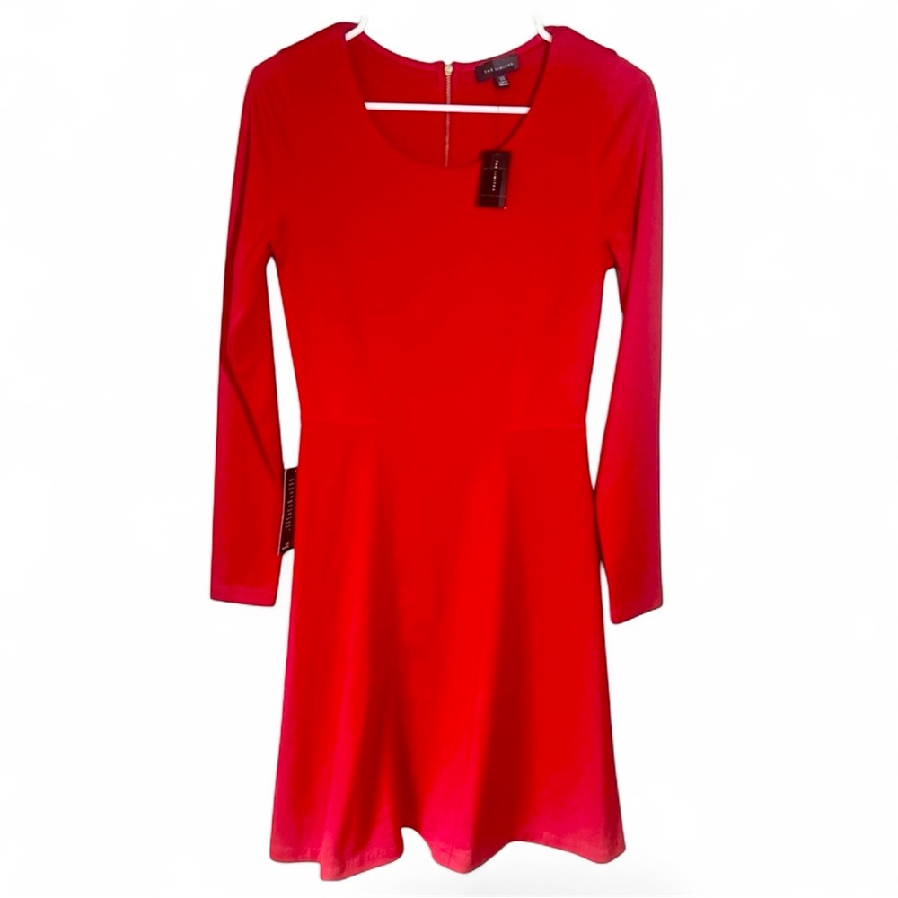 NWT The Limited Long Sleeve Red Dress Size XS Tall Evening Formal Classic